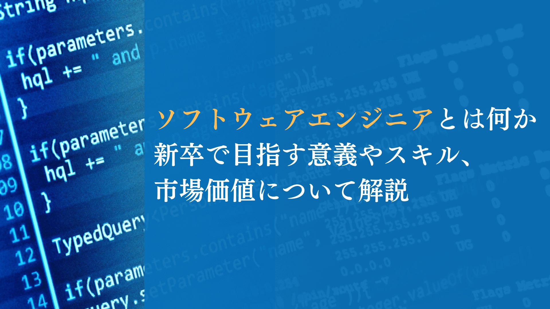 ソフトウェアエンジニアとは何か。新卒で目指す意義や必要なスキル、市場価値について解説